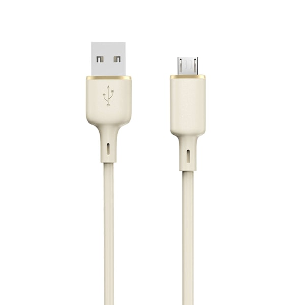 Dudao L7SM Snabbladdningskabel USB-A till mikro-USB 5A/ 1m Beige