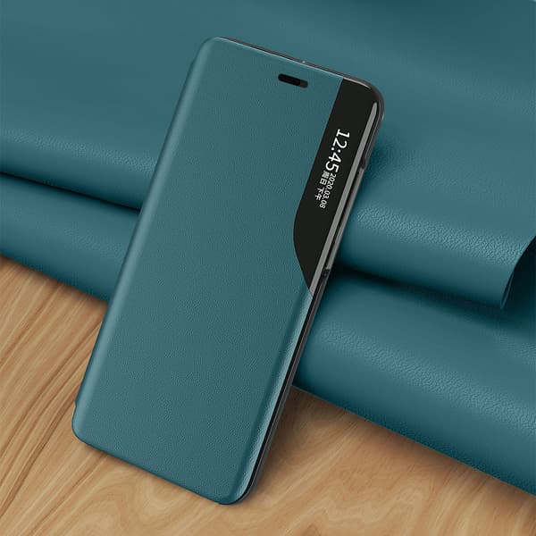Eco Läderfodral med Stativfunktion för iPhone 13 Mini – Orange