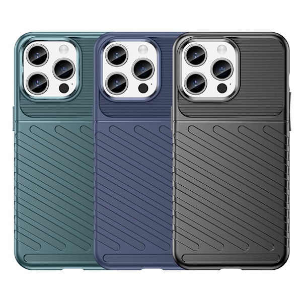 Robust Skal iPhone 15 Pro Max Thunder - Svart