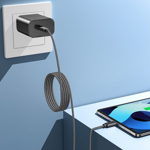 Choetech XCC-1052 100W Magnetholder USB-C Kabel - 1,2m Sort