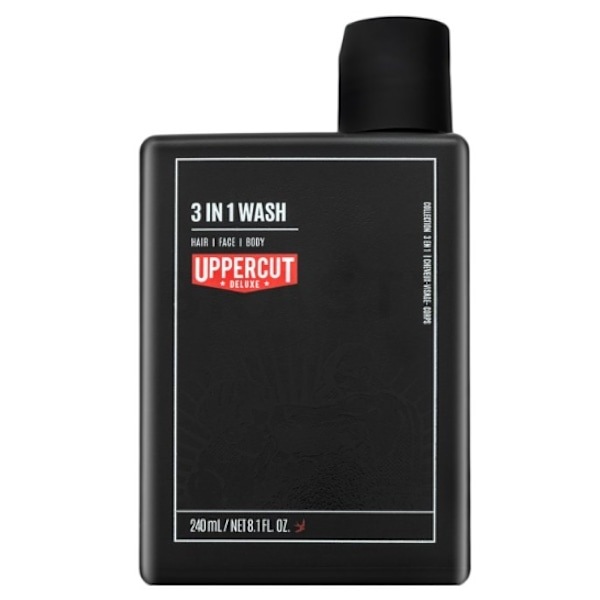 Uppercut Deluxe 3 I 1 Tvätt Schampo för hår och kroppsgel/ 240ml
