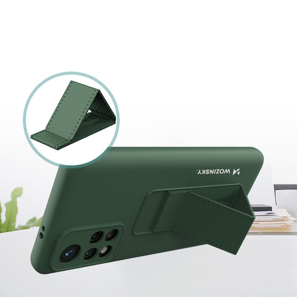Wozinsky Stöttande Silikonskal med Stativ för Xiaomi Poco M4 Pro