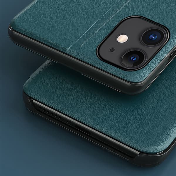Eco Läderfodral med Stativfunktion för iPhone 13 Mini – Orange