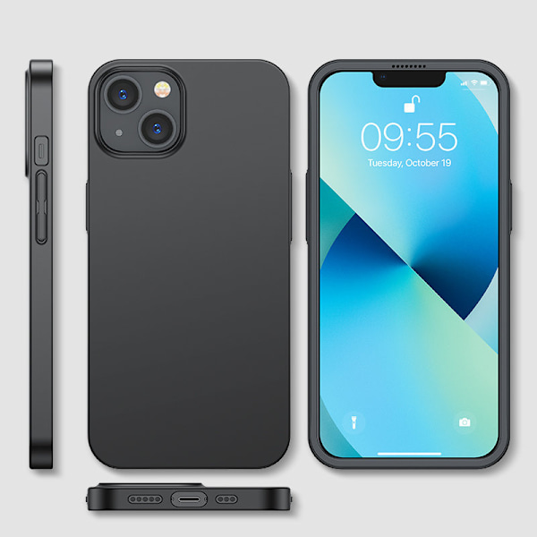 Joyroom 360 Heltäckande Etui För iPhone 13/ Svart (JR-BP927)/ In