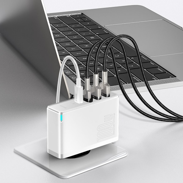 Baseus GaN2 Pro Snabbladdare 100W USB/USB-C Quick Charge 4+ Powe