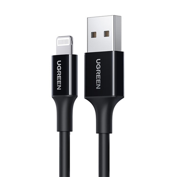 Ugreen USB-A till Lightning Kabel MFi 2.4A 1m - Svart