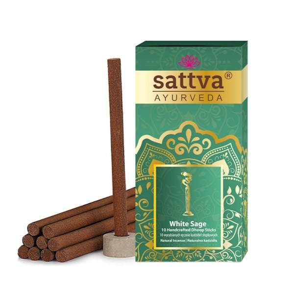Sattva Rökelsepinnar Vita Salvia/ 10 stycken