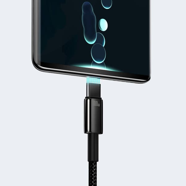 Baseus Tungsten Gold USB-A till USB-C Kabel 480Mb/s 100W 2m Svar