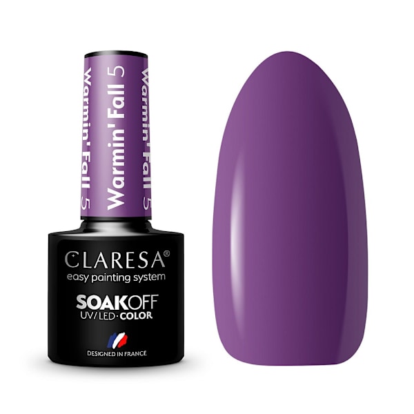 Claresa Soak Off UV/LED Höstvärme Nagellack/ 5/5g