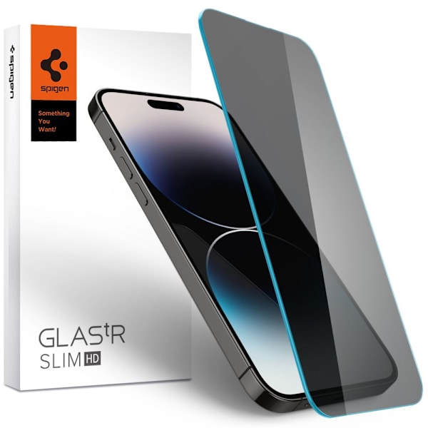 Spigen Glas.tR Slim Privacy Härdat Glas för iPhone 14 Pro Max