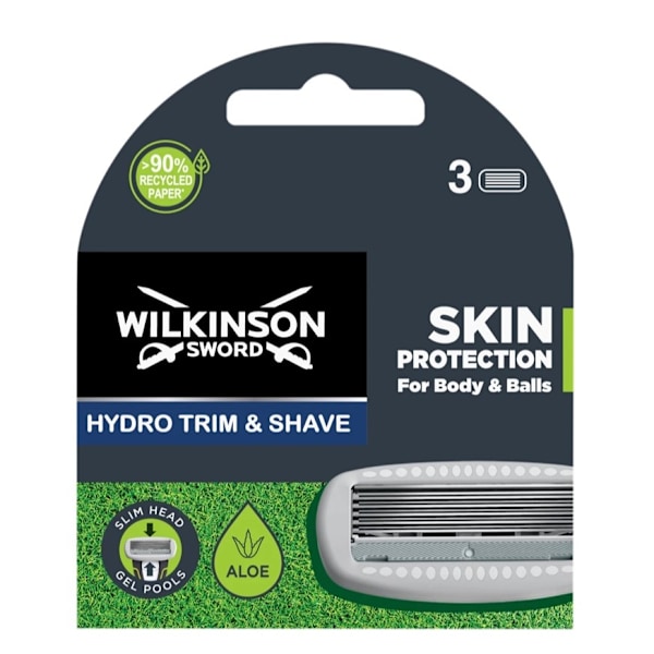 Wilkinson Hydro Trim & Shave Rakhyvblad för rakning och styling/