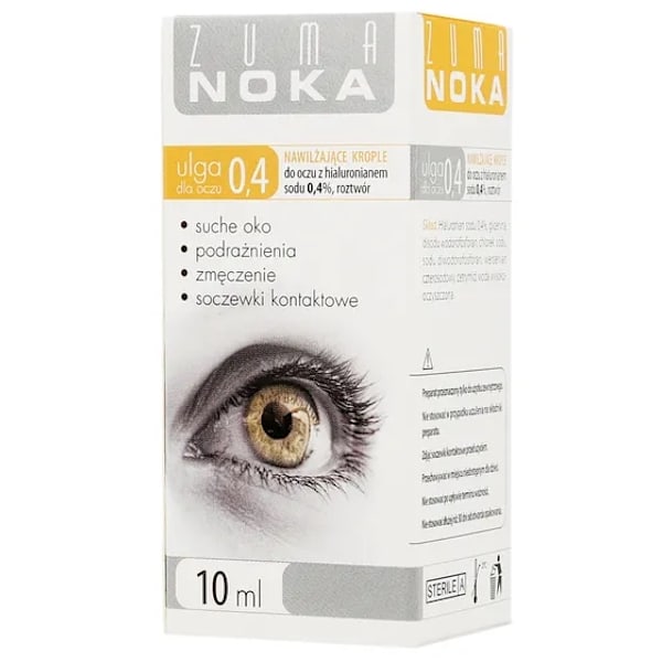 Noka Zuma Ögon Lättnadsdroppar 0/4% - 10ml - Ögonvård för lindri
