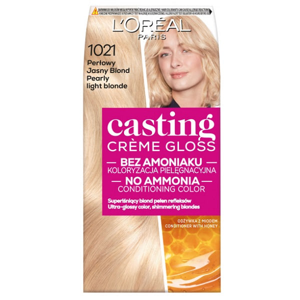 L'Oréal Casting Creme Gloss Hårfärg 1021 Ljus Pärlblond