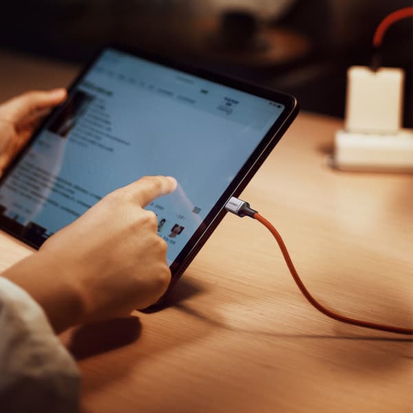 Ugreen USB-C till USB-C Kabel 3A 480Mb/s 1m - Röd