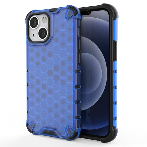 Pansarfodral i Honungskaksdesign med Gelram för iPhone 13 Mini -
