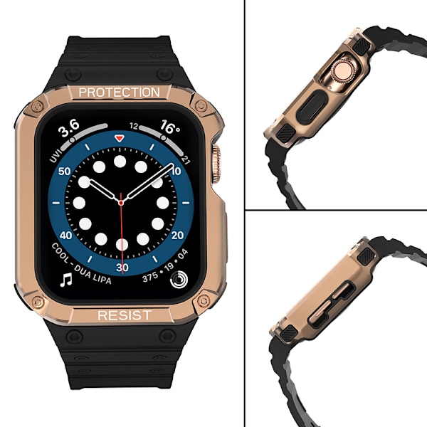 Skyddsrem med fodral för Apple Watch 7/6/5/4/3/2/SE (41/40/38mm)