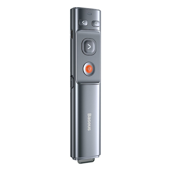Baseus Orange Dot Trådlös Laserpekare för Presentationer - Grå (