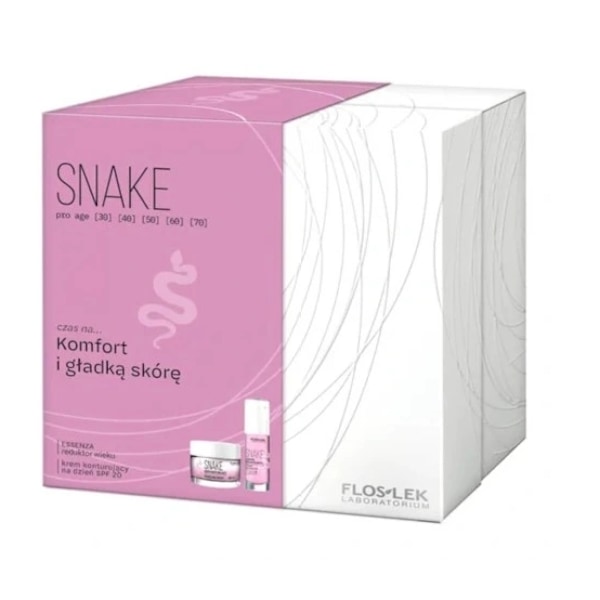 Flos-Lek Anti-aging Snake Essenza Set | Serum 30 ml + Kräm 50 ml