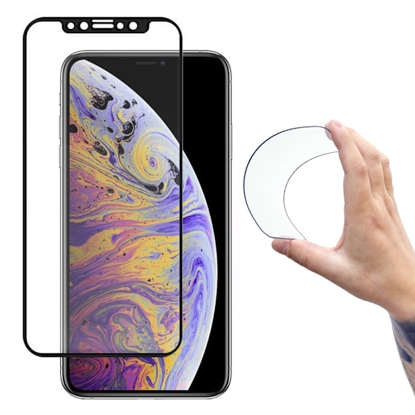 Wozinsky Heltäckande Flexi Nano Skärmskydd Härdat Glas med Ram f