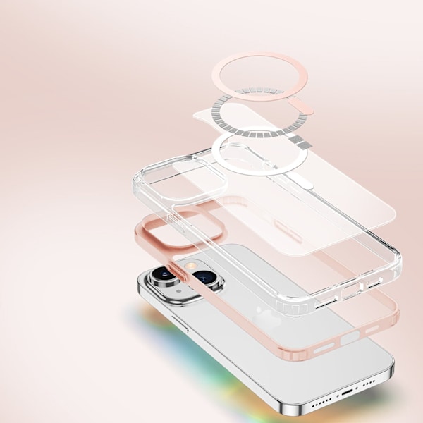 Dux Ducis Clin2 Magnetiskt Skal för iPhone 14 Plus/ MagSafe/ Ros