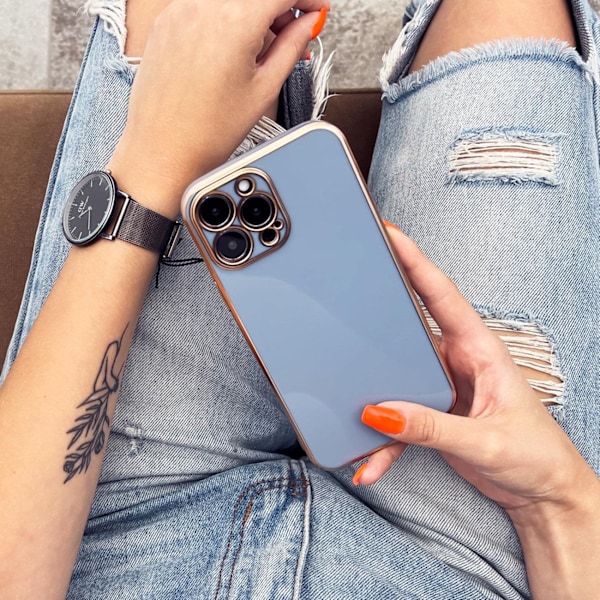 Exklusivt Skyddsfodral för Xiaomi Redmi Note 11 med Guldkanter -