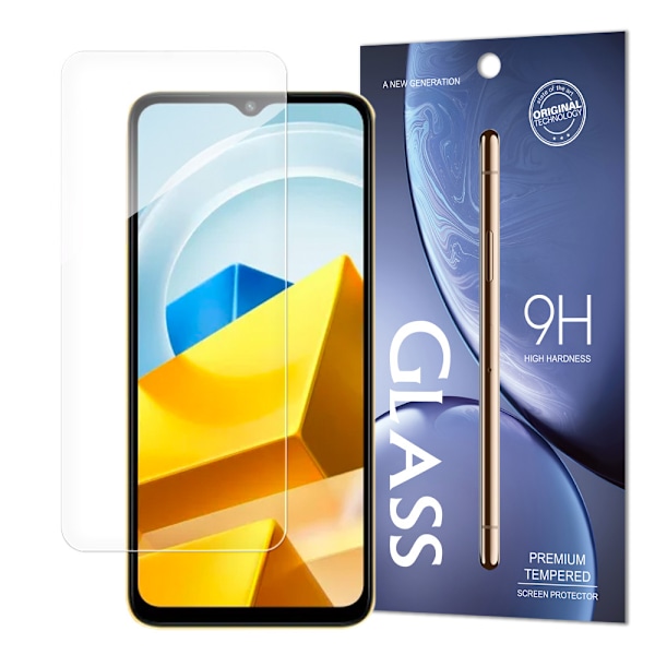 Härdat Glas för Xiaomi Poco M5 Skärmskydd 9H Hårdhet (Förpacknin