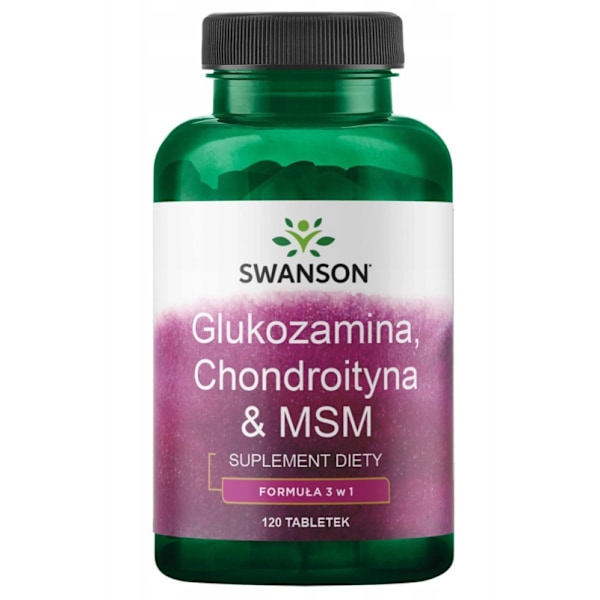 Swanson Glukosamin Kondroitin & MSM/ 120 tabletter