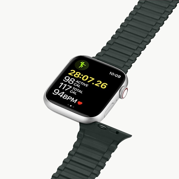 Dux Ducis Magnetiskt Silikonarmband för Apple Watch SE/9/8/7/6/5