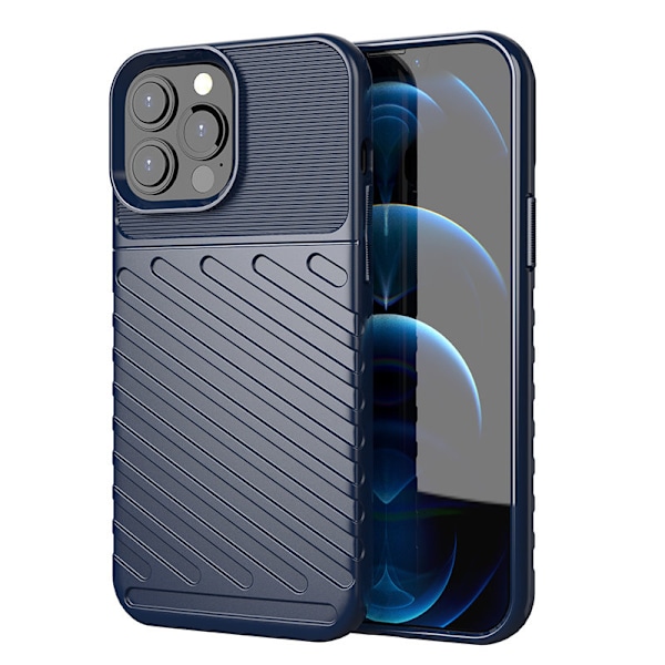 Pansarskal i Flexibelt Material för iPhone 13 Pro Max – Blått Th