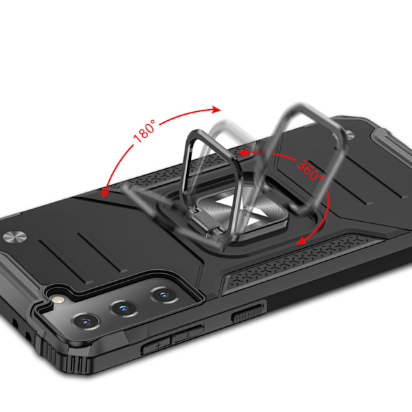 Wozinsky Ring Armor Hybridskal med Magnetiskt Fäste för Samsung