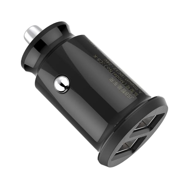 Baseus Grain Mini Biladapter CCALL-ML01 med Dual USB-A Portar 3.
