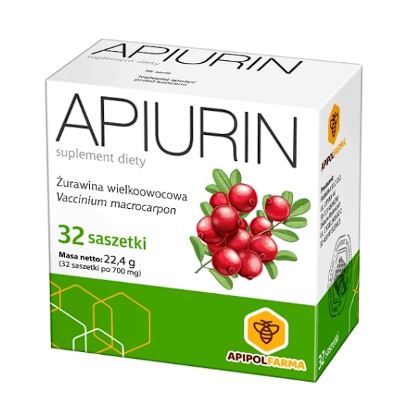 Apiurin/ 32 portionspåsar - Smidiga och effektiva för Blåsinfekt