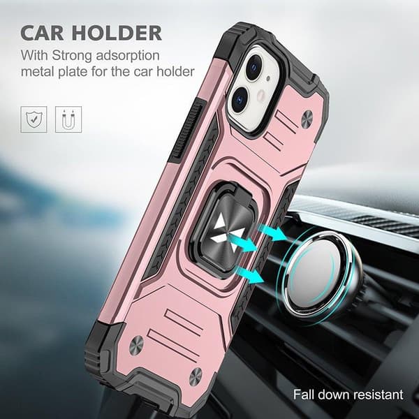 Wozinsky Ring Armor stöttåligt mobilskal iPhone 14 med magnetisk