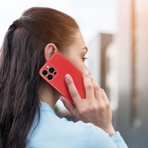 Dux Ducis Yolo elegant konstläderfodral för iPhone 13 Pro Max -