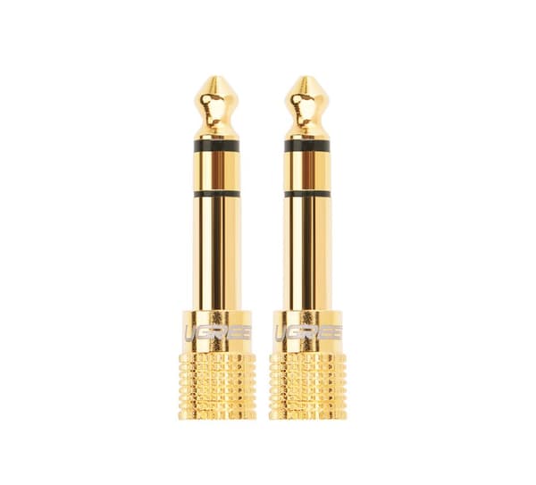 Ugreen-adapter 3/5 mm mini-jack till 6/3 mm jack guld (20503)