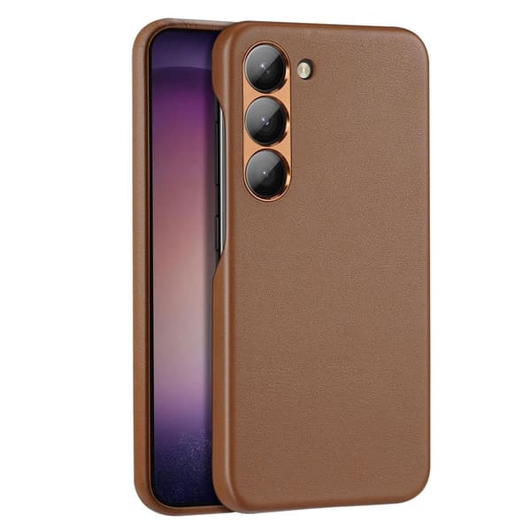 Dux Ducis Grit Brunt Elegant Konstläderfodral för Samsung Galaxy