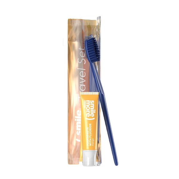 HiSkin Leende Tandkräm 30ml + Tandborste Gul