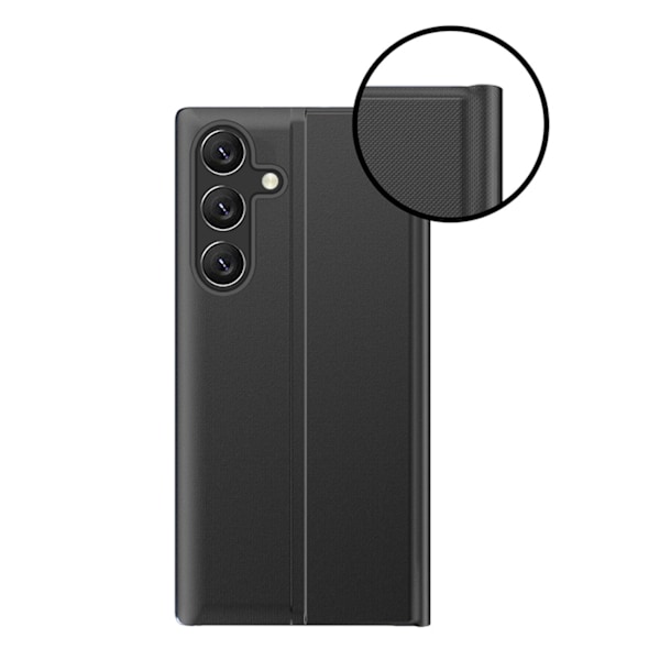 Ny Sleep View Fodral med lock och stativ för Samsung Galaxy A35
