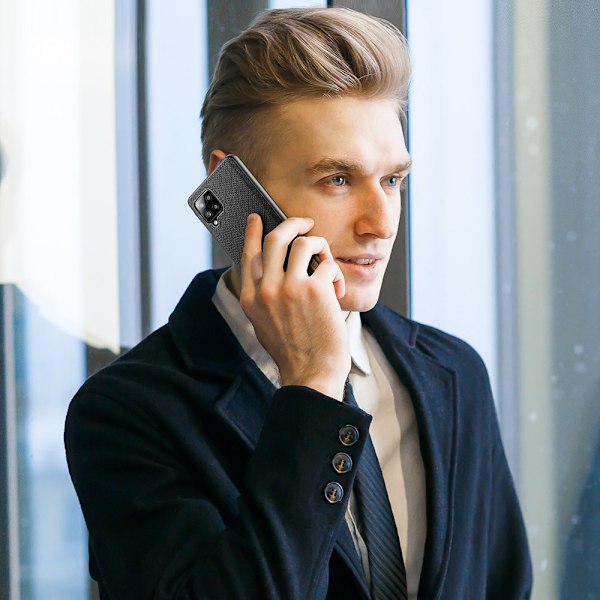 Dux Ducis Fino skyddsfodral nylonmaterial för Samsung Galaxy A42