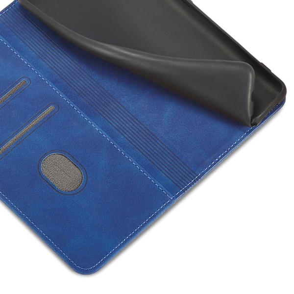 Samsung Galaxy S23+ Plånboksfodral med Stativfunktion - Blå Magn