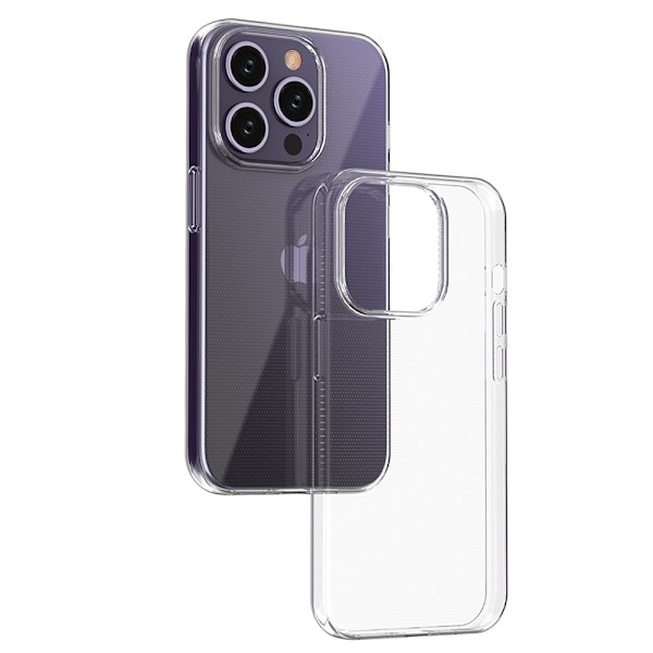 Tydlig Ultra Clear-fodral för iPhone 15 Pro - Transparent Design