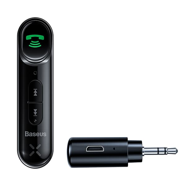 Baseus BSBA-02 Bluetooth AUX-Sändare (Overseas Edition) - Svart