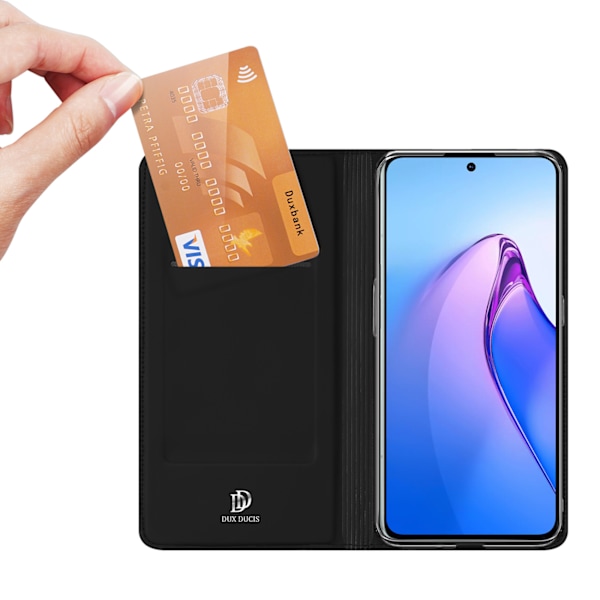Dux Ducis Skin Pro Fodral för Oppo Reno 8 Pro med flip-överdel/