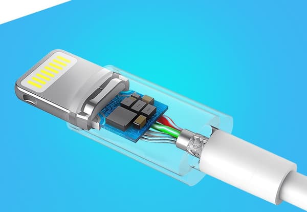 Ugreen US155 20728 USB-A till Lightning MFi Kabel 2.4A 1m - Vit