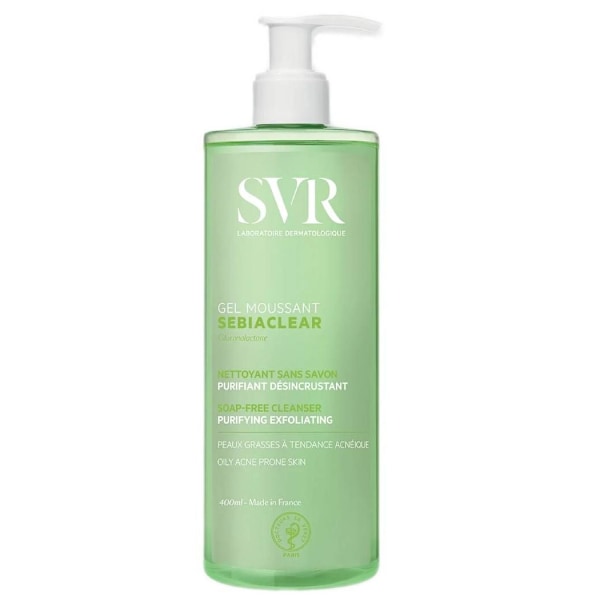 SVR Sebiaclear Rengöringsgel för Ansikte/ 400ml