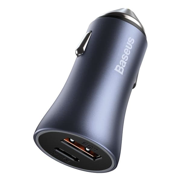 Baseus Golden Contactor Pro bil-laddare USB-C / USB 40W PD 3.0 Q