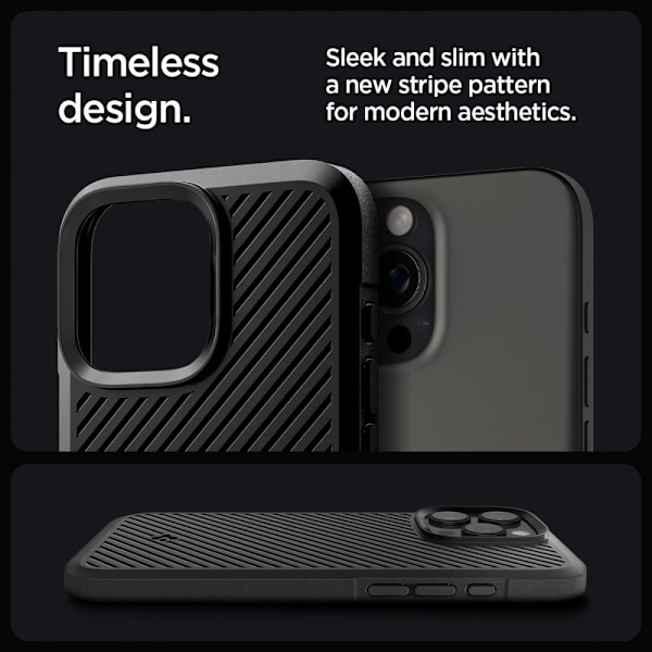 Spigen Core Armor Skal för iPhone 16 Pro Max - Matt Svart