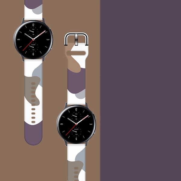 Samsung Galaxy Watch 46mm Silikonarmband - Mönster 9 - Kompatibe