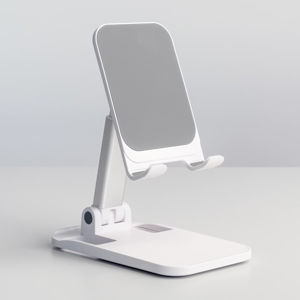 Wozinsky Vikbar Telefon- och Surfplatteställ för Skrivbord – Vit