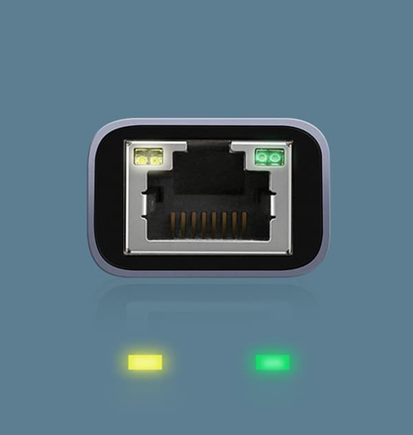 Ugreen Externt Nätverkskort RJ45 - USB Typ C (1000 Mbps/1 Gbps)